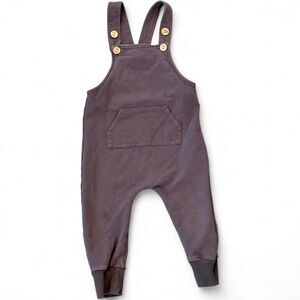 Mebie Baby Overalls Adjustable Grey Sweatpants Outfit size 2T